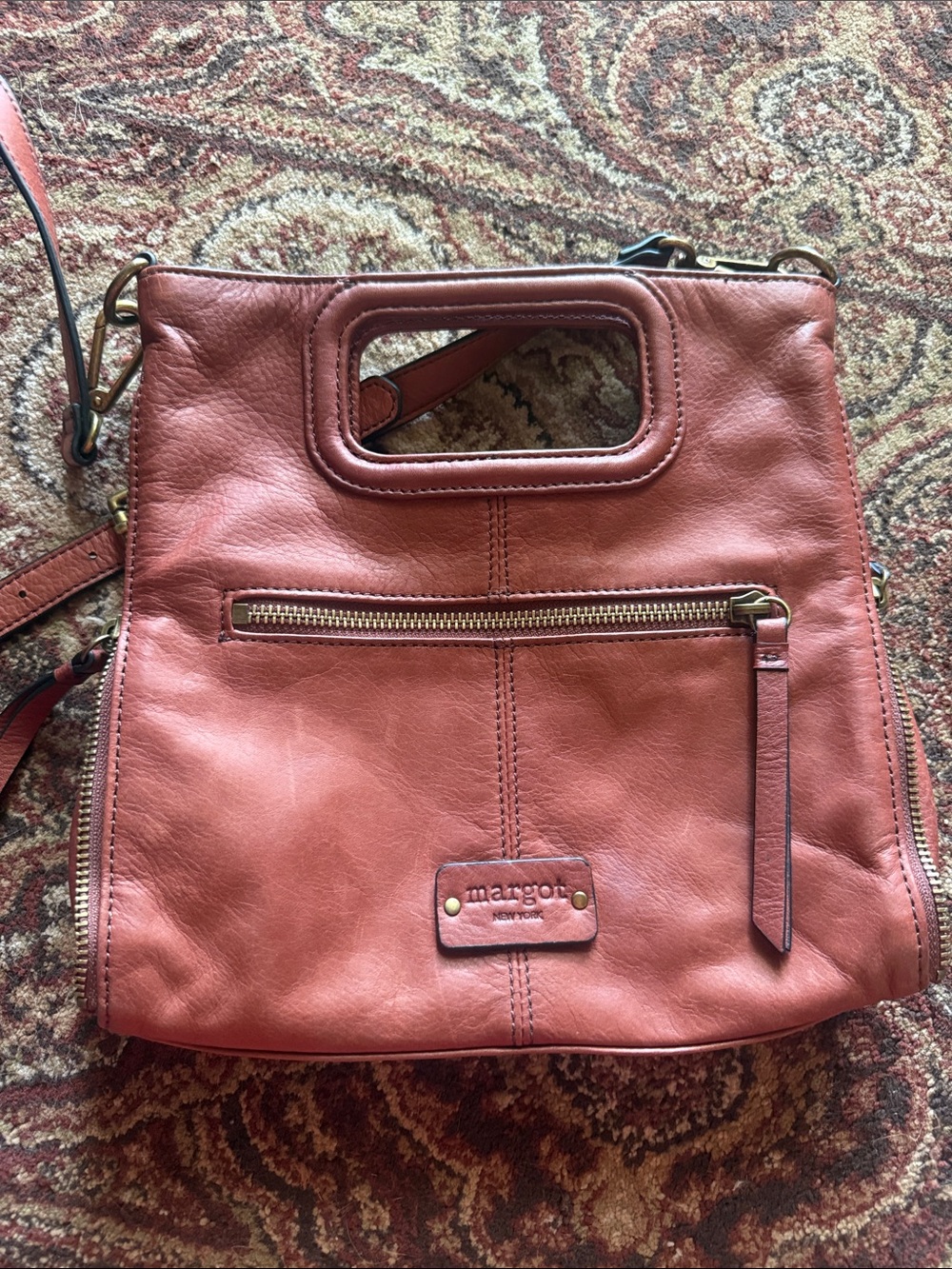 NEW Margot Leather Convertible Hip Bag